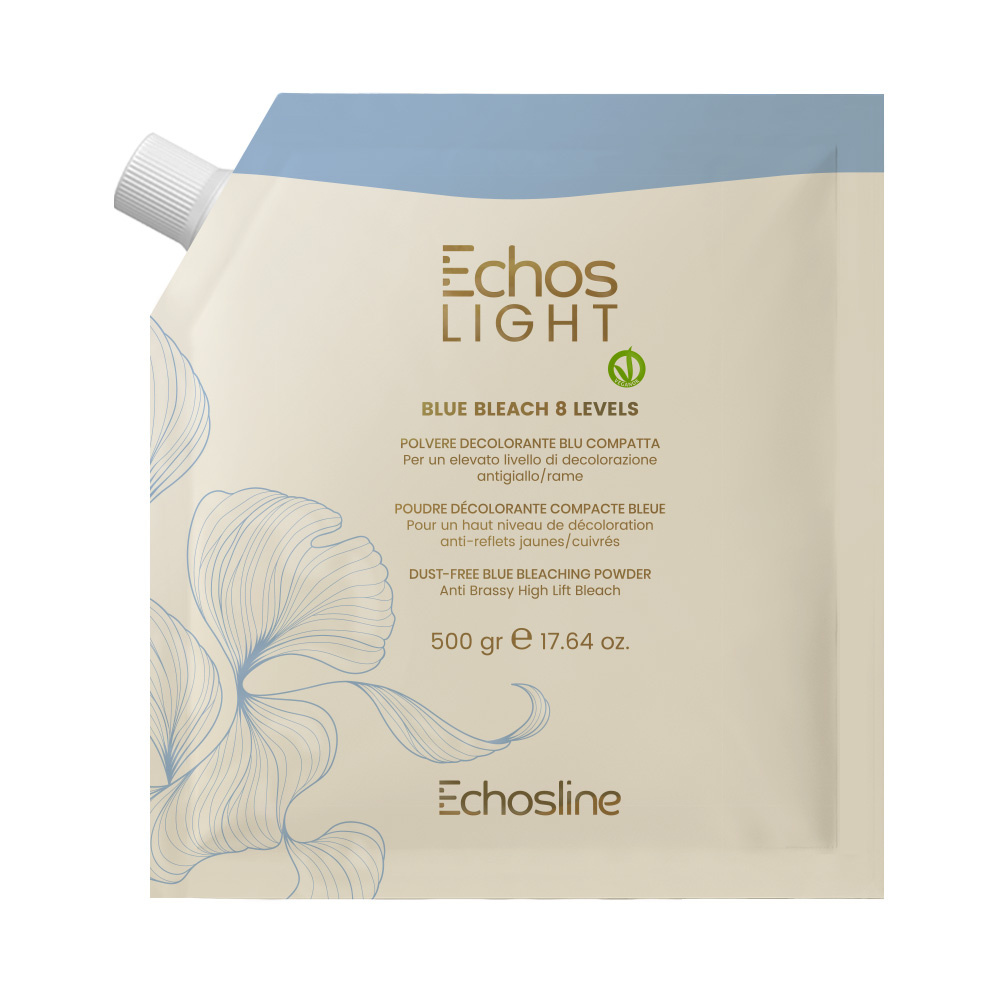 Echosline Echos Light Blue Bleach 8 Levels Niebieski Rozjaśniacz Do Włosów 500g