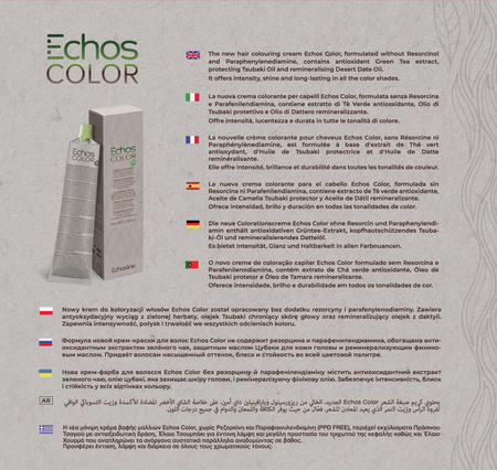Echosline Echos Color - Color Chart Paleta Kolorów 104 Odcieni