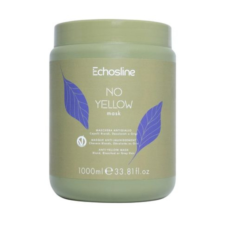 Echosline No Yellow Maska Do Włosów Blond 1000 ml